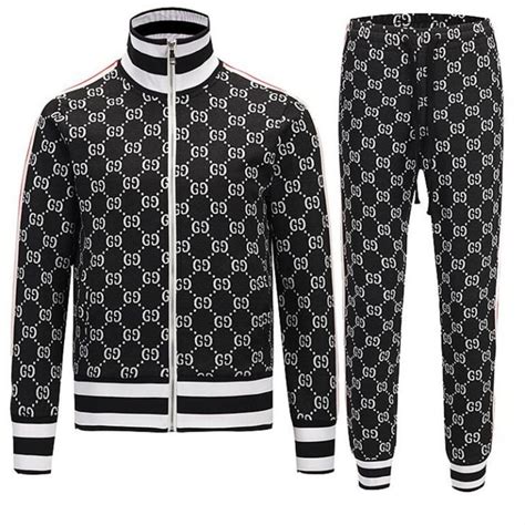 cheap gucci jogging suits|gucci tracksuit price.